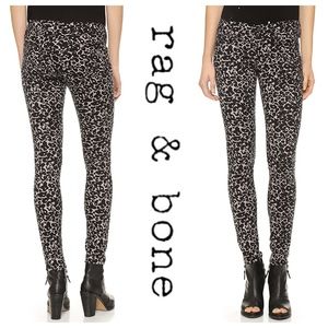 ‼️CLOSING CLOSET SALE‼️ [RAG & BONE] Leopard Print Skinny Jeans